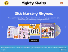Tablet Screenshot of mightykhalsa.com